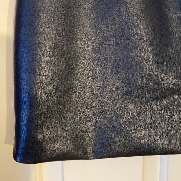 Faux Leather Mini Skirt - Picture 2 of 6